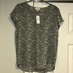 NWT loft blouse paisley